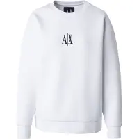 Armani Exchange for woman. XW000821AF10818U0002 Crewneck sweatshirt white (M), Casual, Sport, Cotton, Multisport
