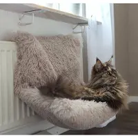 Dogman Radiatorseng Shaggy Beige 45cm