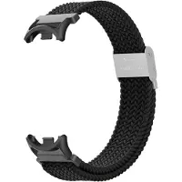 INF Vevd nylonklokkerem for Xiaomi Mi Band 8/9 Black