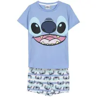 Cerda Stitch Stitch Kort Ermet Pysjamas