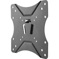 Deltaco Office ARM-0101 - Brakett - Ultra-Slim - for LCD-skjerm - svart - skjermstørrelse: 23-42 - veggmonterbar