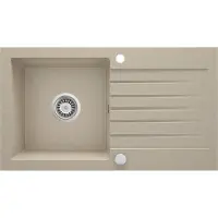 Deante Zqz_7113 Granittvask Med 1 Kum Og Avrenningsfelt