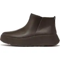 FitFlop F-mode Leather Flatform Zip Ankle Støvler
