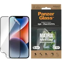PanzerGlass MATRIX Screen Protector Apple iPhone 14 | 13 Pro | 13 | Ultra-Wide Fit w. AlignerKit