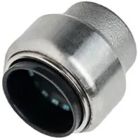 Roth slutmuffe rustfri stål 15 mm