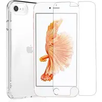 Saii 2-i-1 iPhone 7/8/SE (2020)/SE (2022) TPU-deksel & Beskyttelsesglass