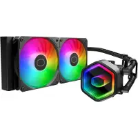 Cooler Master MasterLiquid 240 Core II - Prosessorens væskekjølesystem - Radiatorstørrelse: 360 mm - Intel LGA 1851 / 1700 / 1200 / 1156 / 1155 / 1151 / 1150 Sokkel - 120 mm - svart