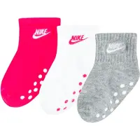Nike Sokker - Core Futura Gripper - 3-pack - Rush Rosa - - 18,5/23,5 - Sokker