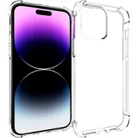 Mtp Products iPhone 15 Plus Støtsikkert TPU-deksel - Gjennomsiktig