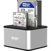 Dezen Dual HDD Docking Station - 2.5" & 3.5"