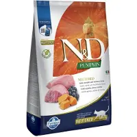 Farmina Kattmat Med Gresskar Kastrert Lam Og Tranebær 5kg