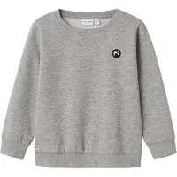 Name it Collegegenser - Noos - NmmVimo - Grey Melange - - 2 år (92) - Collegegenser