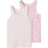 Name it Undertrøye - NmfTank - Noos - 2-pack - Rosa Lavender - - 2 år (92) - Undertrøye
