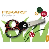 Fiskars Barnesaks - Marihøne - - OneSize - Saks