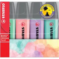 Stabilo BOSS ORIGINAL Pastell 4-Pakke Versjon 1