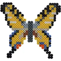 Hama Midi Perler - 2000 stk. - DIY Opphengsleke - Sommerfugler - - OneSize - Perler