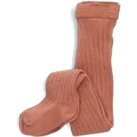 Mp Denmark Bomull Rib Strømpe Copper Brown (70 / 8-9 mnd)