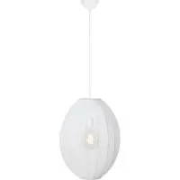Markslöjd Pendellampe Florence, hvit, Ø 40 cm, nylon