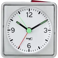 TFA-Dostmann 60.1013.01 Elektronisk Vekkerklokke Med Trykknapp