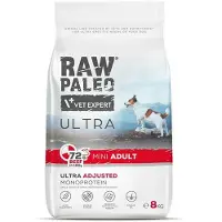 Raw Paleo Ultramini Adult Hundemat Med Storfekjøtt For Voksne Hunder 8kg