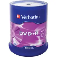 Verbatim Dvd+r 4.7gb Enheter 16x 100