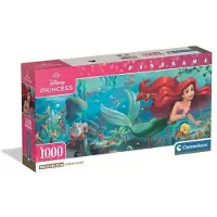 Clementoni Puslespill Panorama HQC The Little Mermaid, 1000 br 2D Puslespill