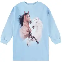 Molo Kjole - Cyrella - Bleu-hester - - 11-12 år (146-152) - Kjole