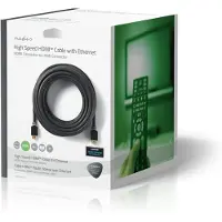 Nedis Cvbw34000at200 Hdmi-kabel Med Høy Hastighet Over Ethernet Hdmi-hdmi 4k Arc 10.2 Gbps 20 M 30hz