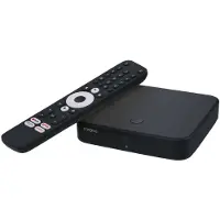 Strong Sterk 4K + DVB-T2 Wi-Fi Google TV-mediespiller med Chromecast og TV-mottaker