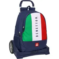 Safta Evolution Trolley Benetton Flag Ryggsekk Med Hjul