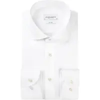 Profuomo Twill Skjorte Hvit Størrelse