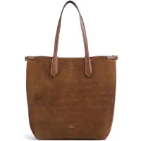 Ralph Lauren for woman. 428968152001 Brown suede Bellport tote bag (OSFA), Casual