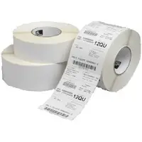 Zebra Z-Select 2000T - Papir - matt - belagt - perforert - 57 x 76 mm 11160 etikett(er) (12 rull(er) x 930) merkelapper - for Zebra GX420 GK Series GK420 G-Series GC420 GX Series GX420, GX430 LP