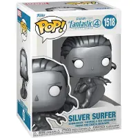 Funko POP! De Fantastiske Fire Sølv Forundring Første Steg Surferfigur 9 Cm