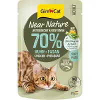 GimCat Near Nature 16 x 85 g - Kylling & Fasan