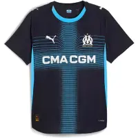 Puma Olympique de Marseille 25/26 Authentic Away Jersey Men, Sport, Navy/Luminous Blue, 3XL
