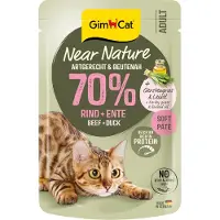 GimCat Near Nature 16 x 85 g - Oksekjøtt & And