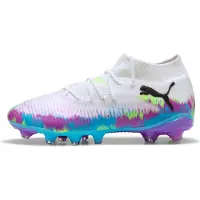 Puma FUTURE 8 PRO BRILLIANCE FG/AG Football Boots Women, Shoes, White/Fizzy Apple/Bright Aqua, 41