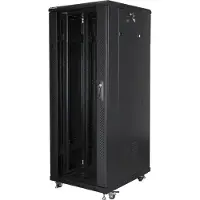 Lanberg FF01-6832-12B rackskap 32U flatpakket 600x800 mm 19, svart