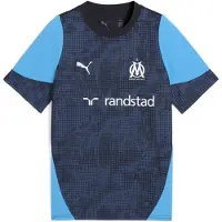 Puma Olympique de Marseille Training Jersey Youth, Clothing, Navy/Azure, 7-8Y