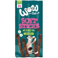 WOW Cat Soft Sticks - Okse (72 x 5 g)