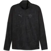 Puma FC St. Pauli Training 1/4 Zip Top Men, Sport, Black/Flat Dark Gray, XS