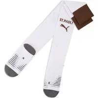 Puma FC St. Pauli 25/26 Socks Men, Clothing, White/Espresso Brown, 43-46