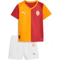 Puma Galatasaray SK 25/26 Home Minikit Kids, Clothing, Red Rhythm/Intense Orange, 2-3Y