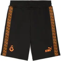 Puma Galatasaray SK KING Sweat Shorts Men, Sport, Black/Red Rhythm/Intense Orange, L