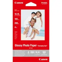 Canon GP-501 - Blank - 100 x 150 mm 100 ark fotopapir - for PIXMA iP90, MG2555, mini260, MP180, MP490, MP510, MP550, MP560, MP960, MX330, TS7450