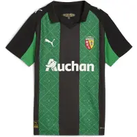 Puma RC Lens 25/26 Away Jersey Youth, Clothing, Black/Jade Green, 13-14Y