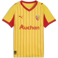 Puma RC Lens 25/26 Home Jersey Youth, Clothing, Pelé Yellow/Red, 7-8Y