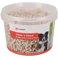 Flamingo Tyggebein Med Lam Og Ris Til Hund 1.8kg