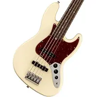 Fender American Pro II Jazz Bass V RW Olympic White